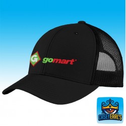 Gomart STC39 Black Sport-Tek Yupoong Retro Trucker Cap
